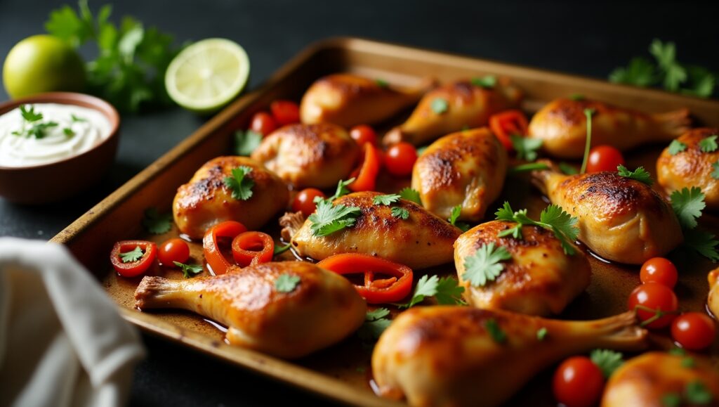 Sheet Pan Chicken Fajitas